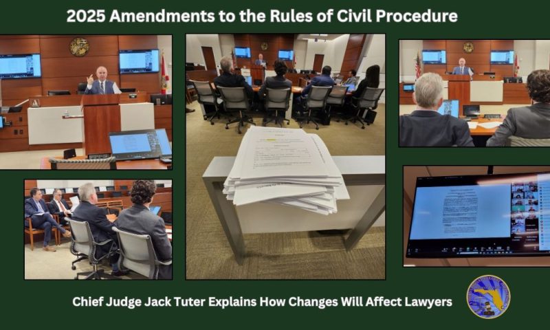 Chief Judge Jack Tuter Discusses 2025 Changes to Rules of Civil Procedure