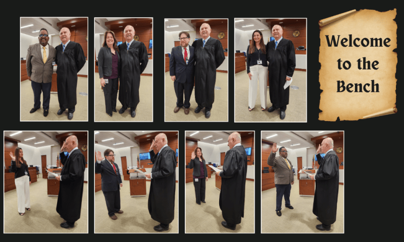 The 17th Judicial Circuit Welcomes Four New Judges During Swearing-In Ceremony