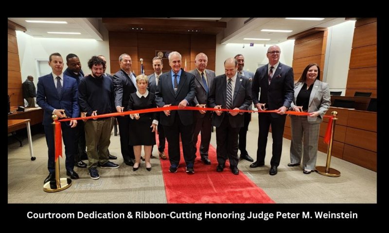 Honoring Judge Peter M. Weinstein with a Courtroom Dedication in his Name