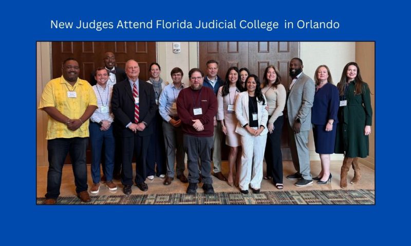 New Judges Prepare to Take the Bench at Florida Judicial College