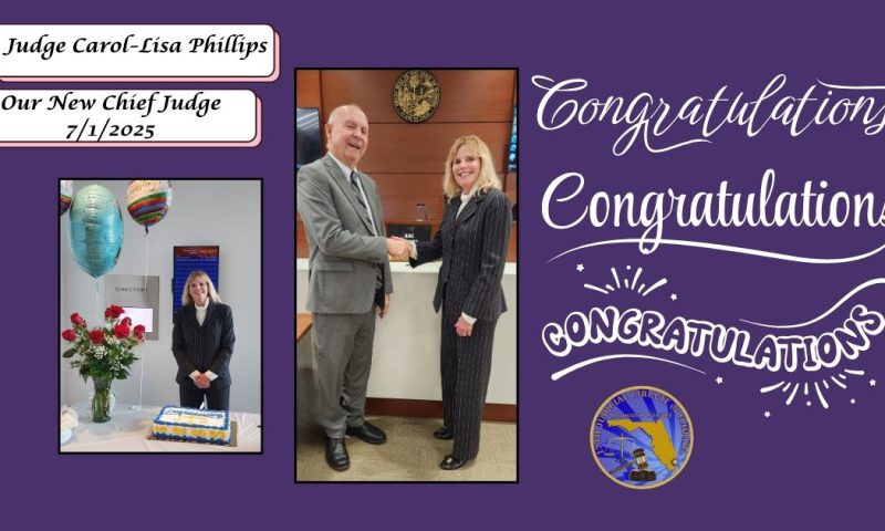 Broward Jurists Elect New Chief Judge: Carol-Lisa Phillips
