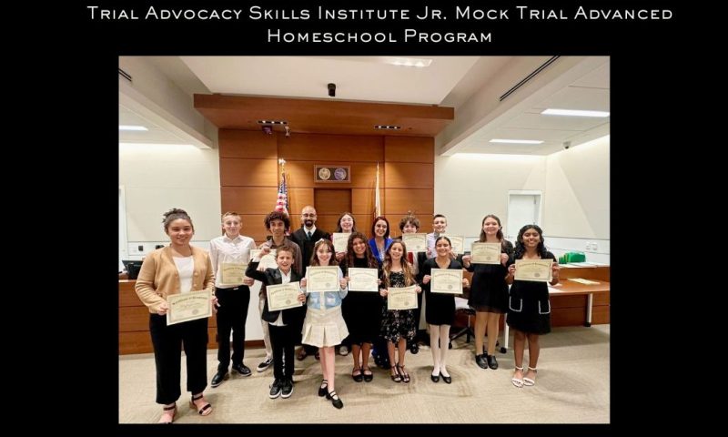 Guilty or Not Guilty? Homeschoolers “Try” Their Case in County Court Mock Trial