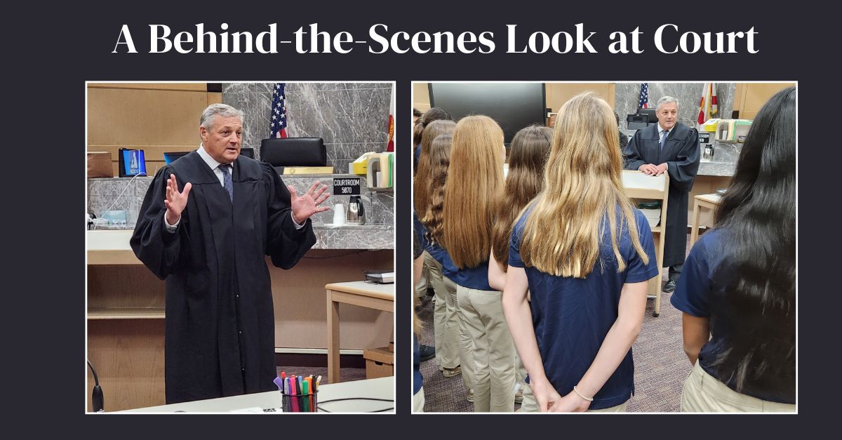 Judge Booth Learning About Court from the Inside Out – Seventeenth Judicial Circuit ...