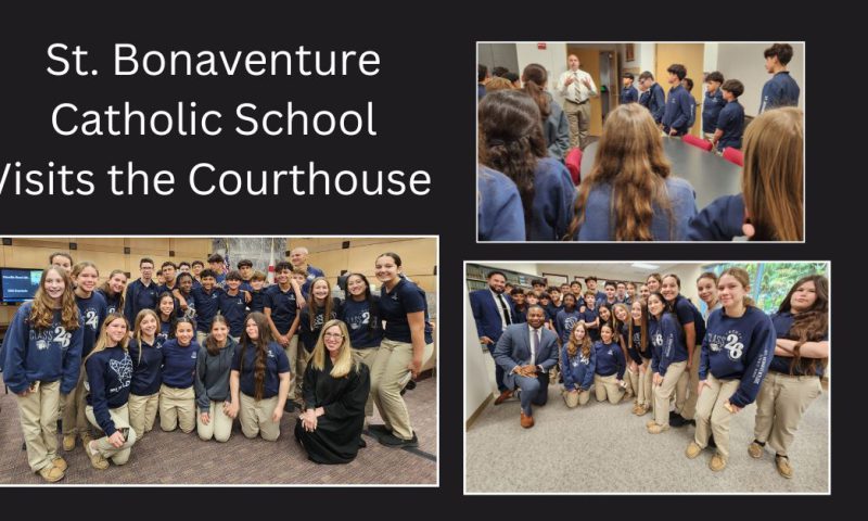 Courthouse Tour Gives Students a Peek Behind the Scene