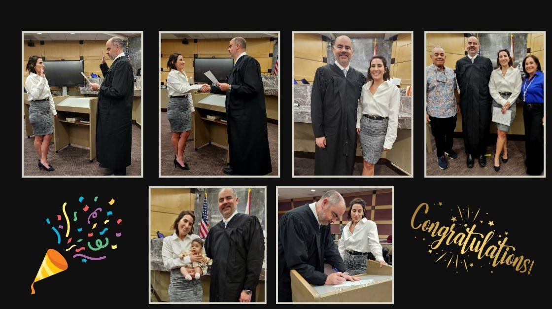 Judge Coleman Swears in a New Florida Attorney