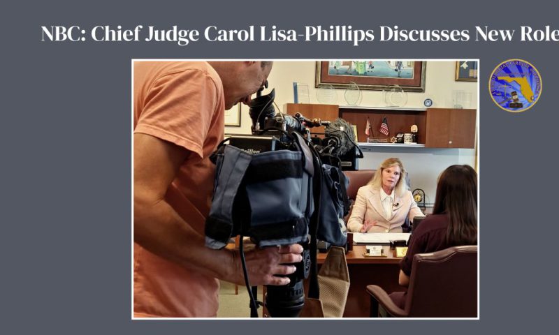 NBC Interviews Chief Judge Carol-Lisa Phillips