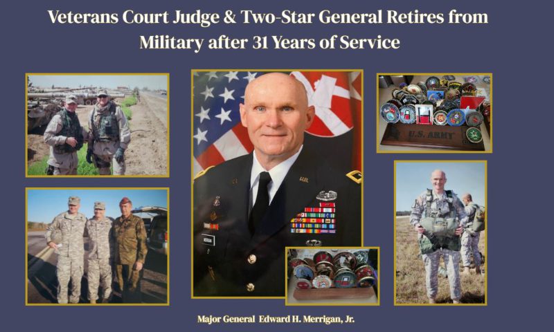Judge Edward H. Merrigan, Jr., Retires from Military as Major General after 31 years