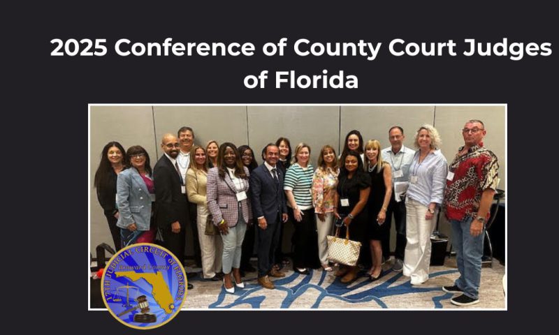 Broward Judges at Work at the 2025 County Court Judges Conference