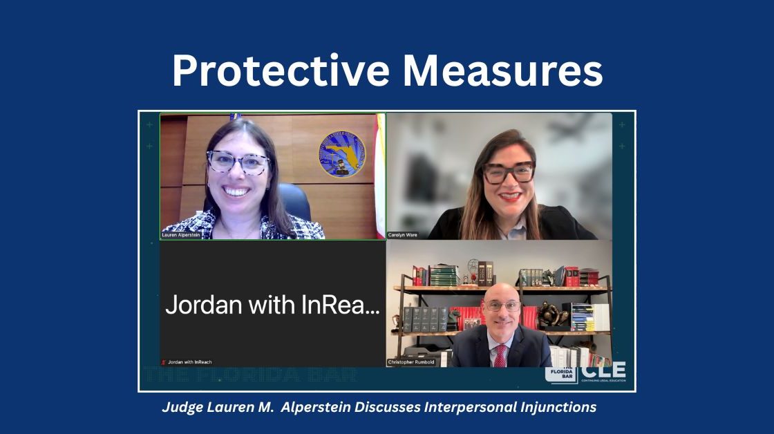 Judge Alperstein Participates in Domestic Violence Law Webinar