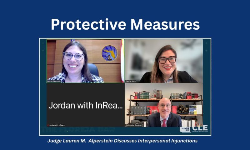 Judge Alperstein Participates in Domestic Violence Law Webinar