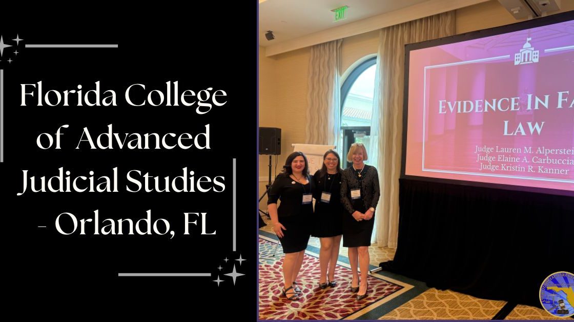 Judges Share Expertise at Florida College of Advanced Judicial Studies