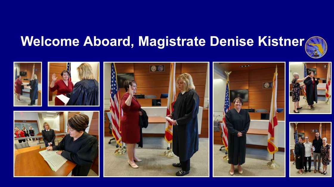Congratulations to Magistrate Denise Kistner!