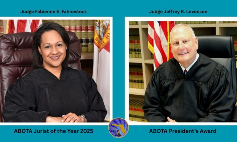 ABOTA Recognizes Two Judges with Top Awards for Advancing Justice