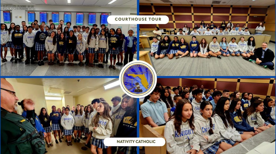 Eighth Graders Get a Front-Row Seat to Justice at the Broward County Courthouse