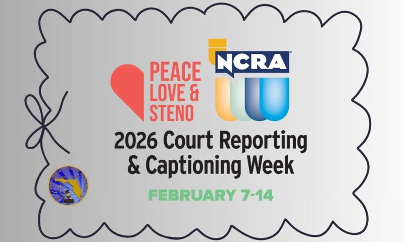 Celebrating Court Reporting & Captioning Week 2026