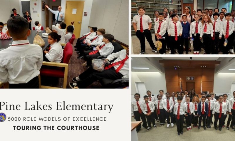 From the Classroom to the Courtroom: Pine Lakes Students Visit Broward Judges