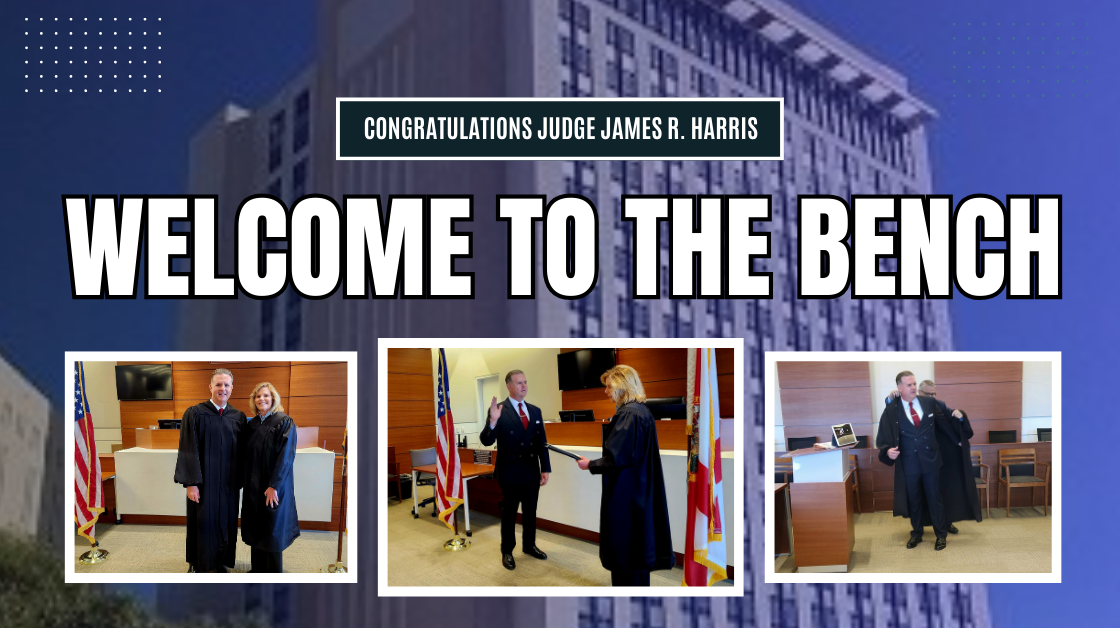 Judge James R. Harris Sworn In to the 17th Judicial Circuit