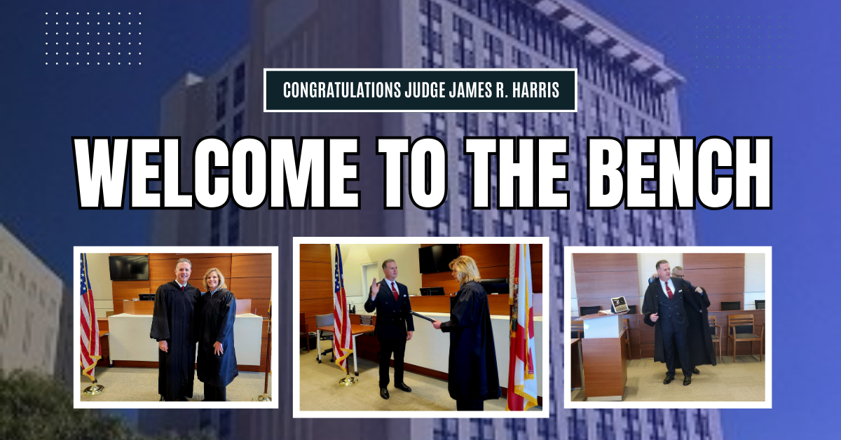 James R. Harris Judge James R. Harris Sworn In to the 17th Judicial Circuit ...