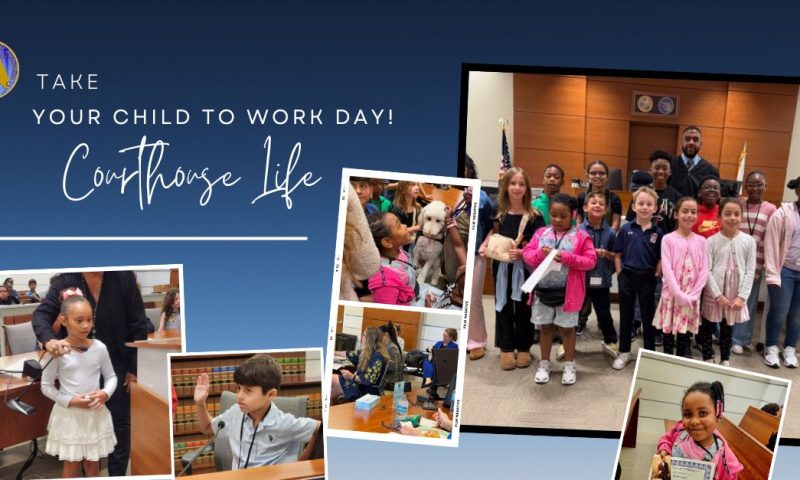 Take Your Child to Work Day Courthouse Style