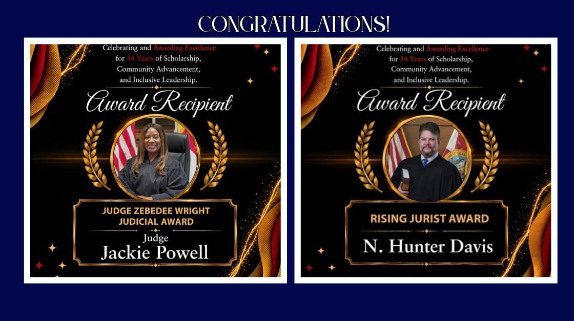 T. J. Reddick Bar Honors Judges Powell and Davis