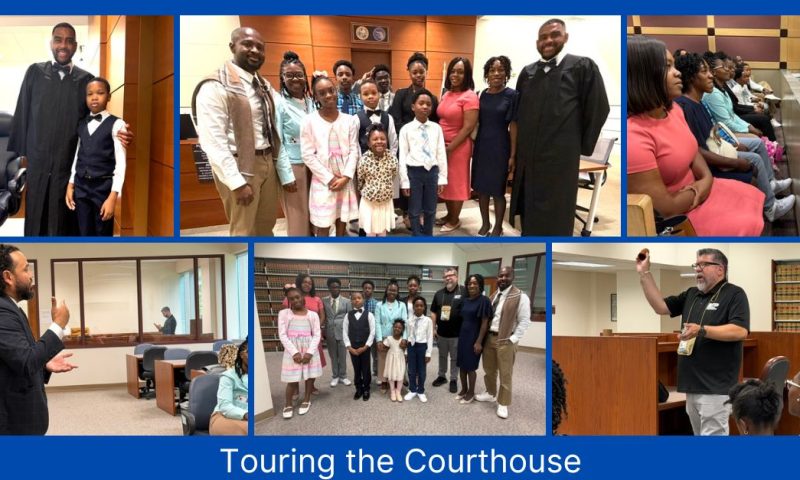 Homeschool Students Tour the Courthouse