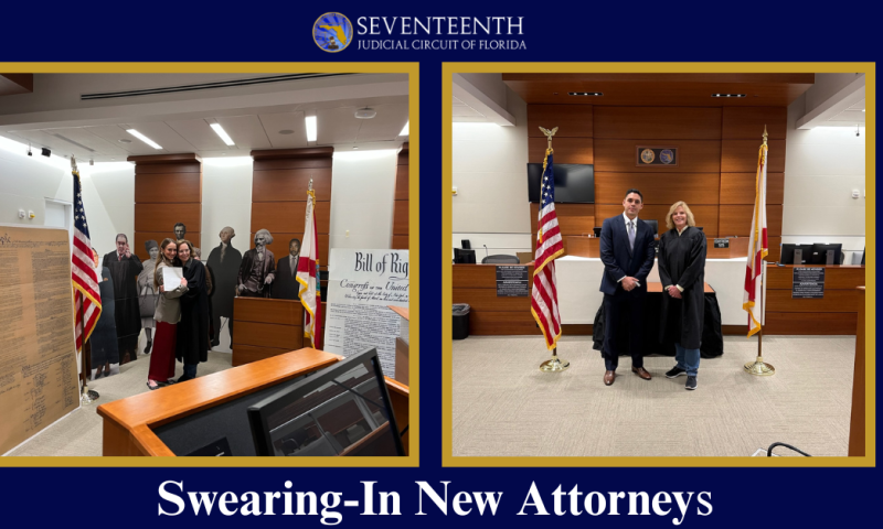 New Attorneys Sworn In Across the Courthouse