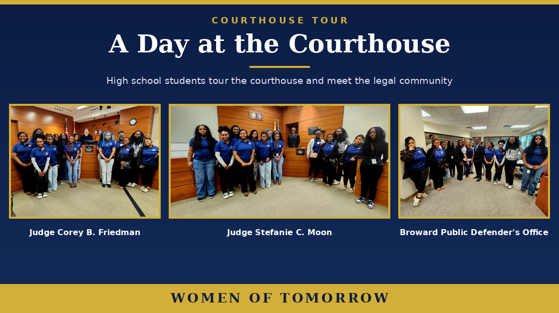Women of Tomorrow Students Get a Look at Justice in Action