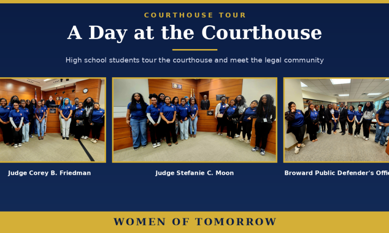 Women of Tomorrow Students Get a Look at Justice in Action
