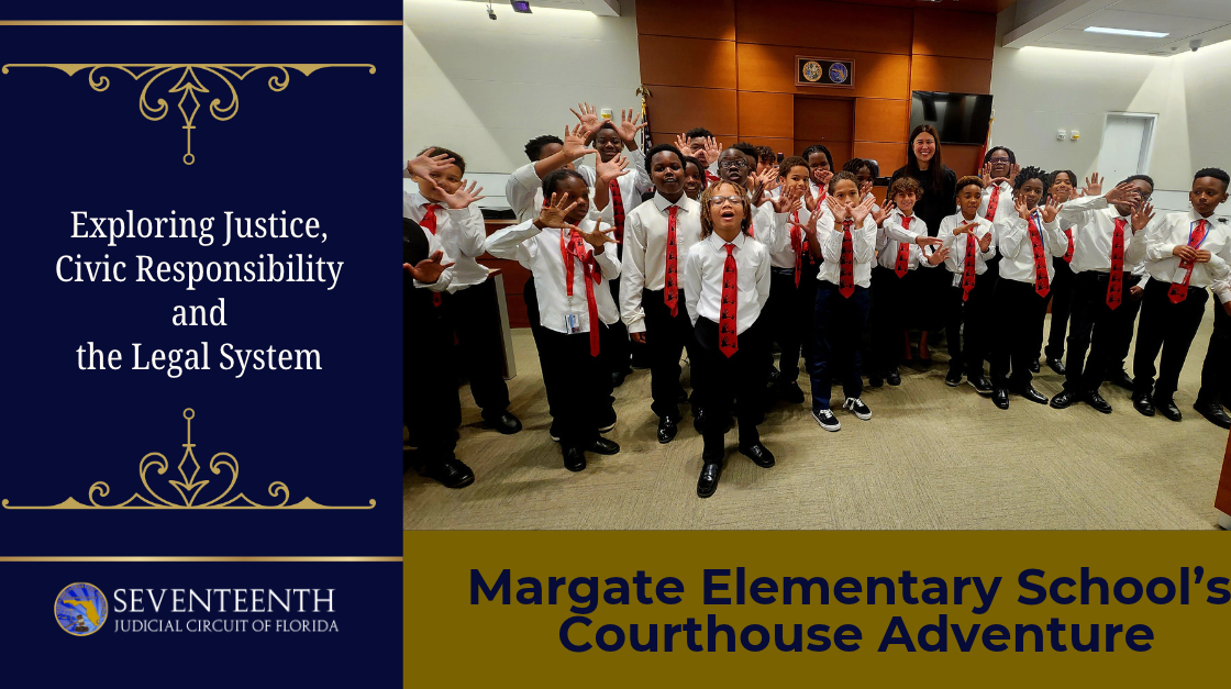 Margate Elementary Students Learn About the Courts